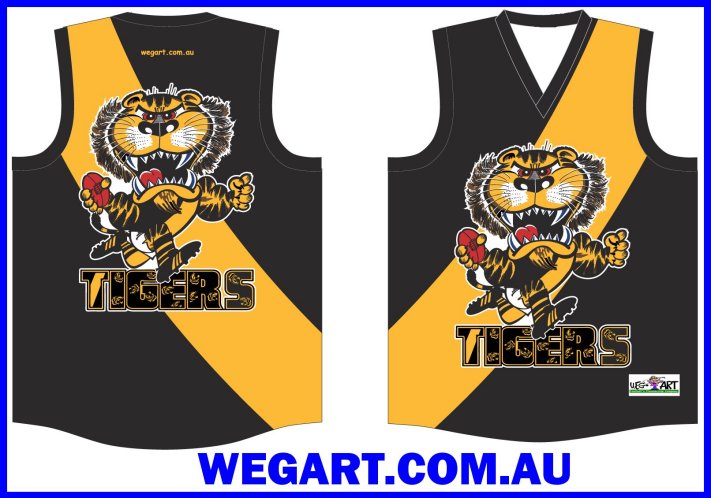 Tiges Footy Jumper Includes DELIVERY ANYWHERE IN AUSTRALIA